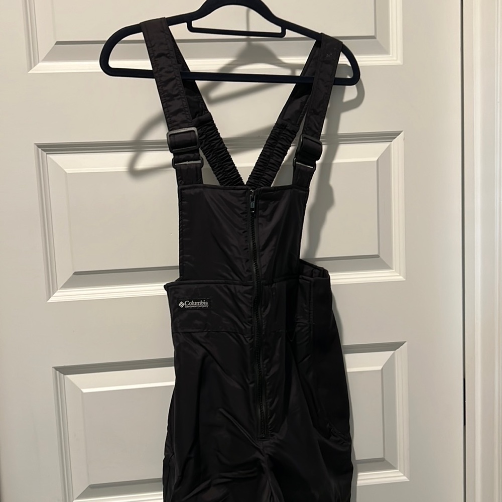 Columbia ski bib black size 14/16 boys